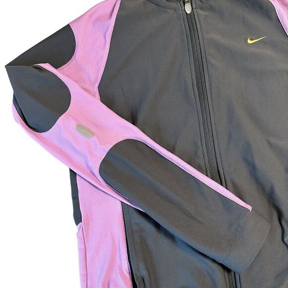 Nike Dri-fit Grey Lavender Running Jacket - Girls Large (12-14) - Picture 5 of 10
